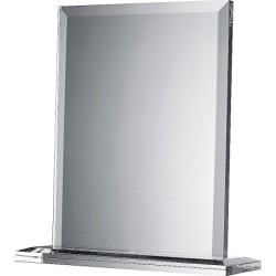 Glastrophäe mit standfestem Sockel - Transparent