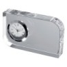 Glasblock mit Uhr - Transparent