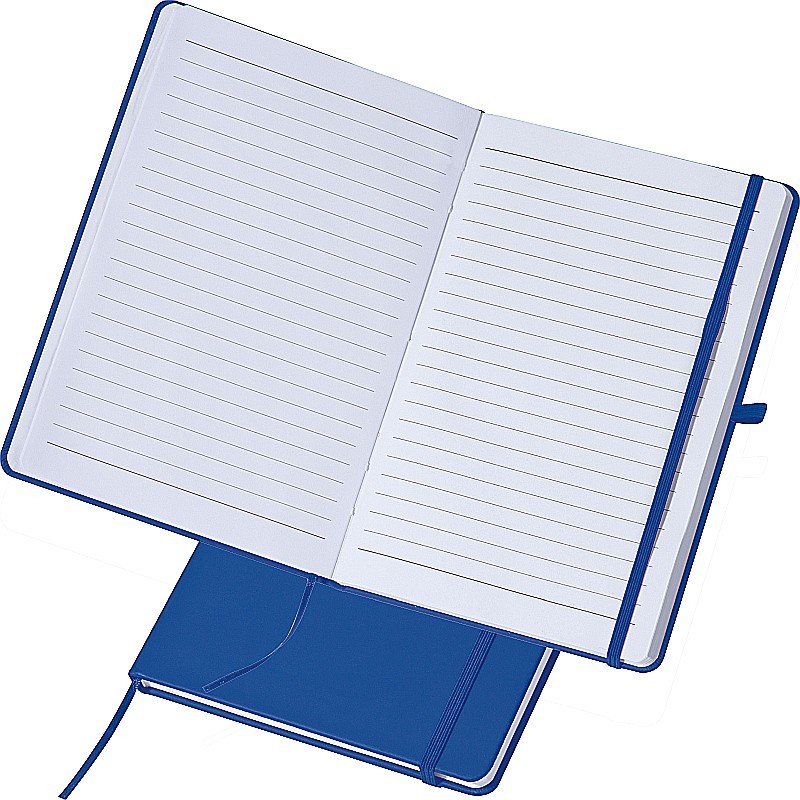 A5 Notizbuch mit linierten Seiten - Blau