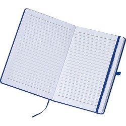 A5 Notizbuch mit linierten Seiten - Blau