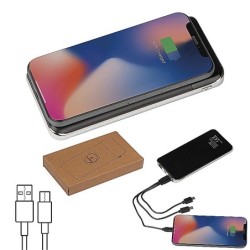 Powerbank mit Induktionsladefunktion 8.000mAh - Schwarz