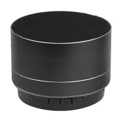 Bluetooth Lautsprecher aus Aluminium - Schwarz