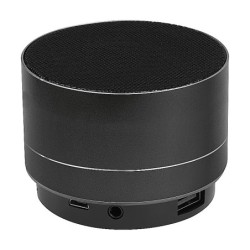 Bluetooth Lautsprecher aus Aluminium - Schwarz