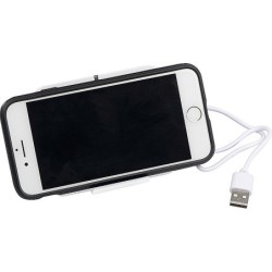 Induktionsladegerät aus Kunststoff mit Handyständer - Weiß