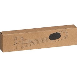 3in1 Ladekabel aus Weizenstroh mit Leuchtfunktion - Beige