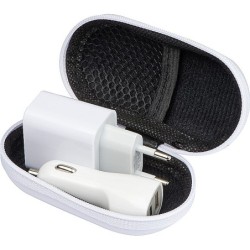 USB + C Type Travel Set - Weiß