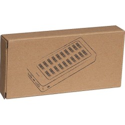 Solar Powerbank aus Bambus mit 8.000 mAh - Beige