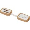 Bluetooth Kopfhörer in einer Bambusbox - Beige