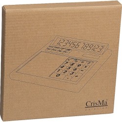 Tischrechner Eigendesign mit 12 Digits aus Kunststoff - Weiß