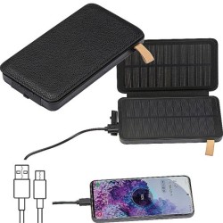 Solarpowerbank 8.000 mAh - Schwarz