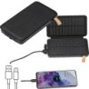 Solarpowerbank 8.000 mAh - Schwarz