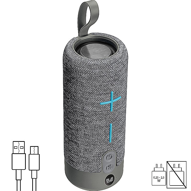 Bluetooth Lautsprecher Box  - Silbergrau