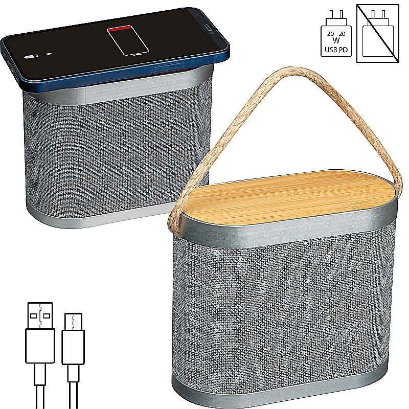 Bluetooth Lautsprecher  - Silbergrau