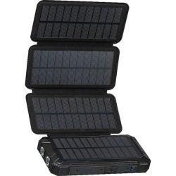Solar Powerbank 20.000 mAh - Schwarz