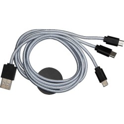 Ladekabel  - Silbergrau