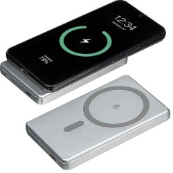 Magnetisches Ladegerät 5.000 mAh - Silbergrau