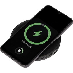 Wireless Charger mit LED Anzeige  - Schwarz