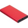 Powerbank aus recyceltem Aluminium 10.000 mAh  - Rot