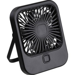 Tischventilator mit Akku  - Schwarz
