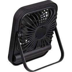 Tischventilator mit Akku  - Schwarz