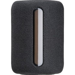 Lautsprecher mit LED Licht, rund - Schwarz