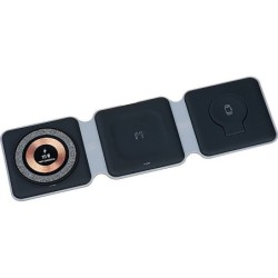 3 in 1 Wireless-Charger - Schwarz