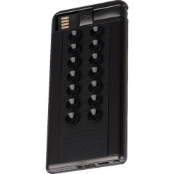 Powerbank 4.000 mAh mit Saugnäpfen - Schwarz
