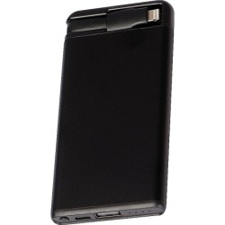 Powerbank 4.000 mAh mit Saugnäpfen - Schwarz