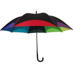 Automatik Regenschirm in Regenbogefarben - Multicolor