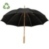 Stockschirm aus Bambus und RPET - Schwarz