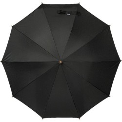 Stockschirm aus Bambus und RPET - Schwarz