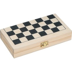 Backgammon - Schach -Dame Spiel - Beige