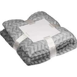 Große Kuscheldecke  - Silbergrau