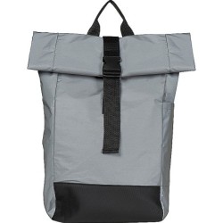 Reflektierender Kurierrucksack - Silbergrau