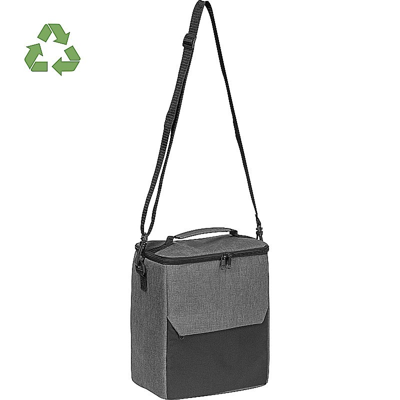 Kühltasche aus RPET - Silbergrau