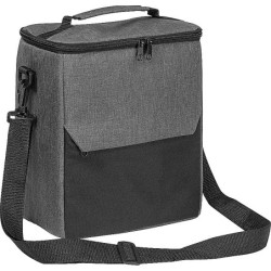 Kühltasche aus RPET - Silbergrau