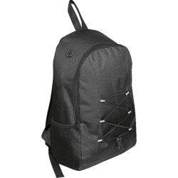 Rucksack aus recyceltem Polyester  - Schwarz