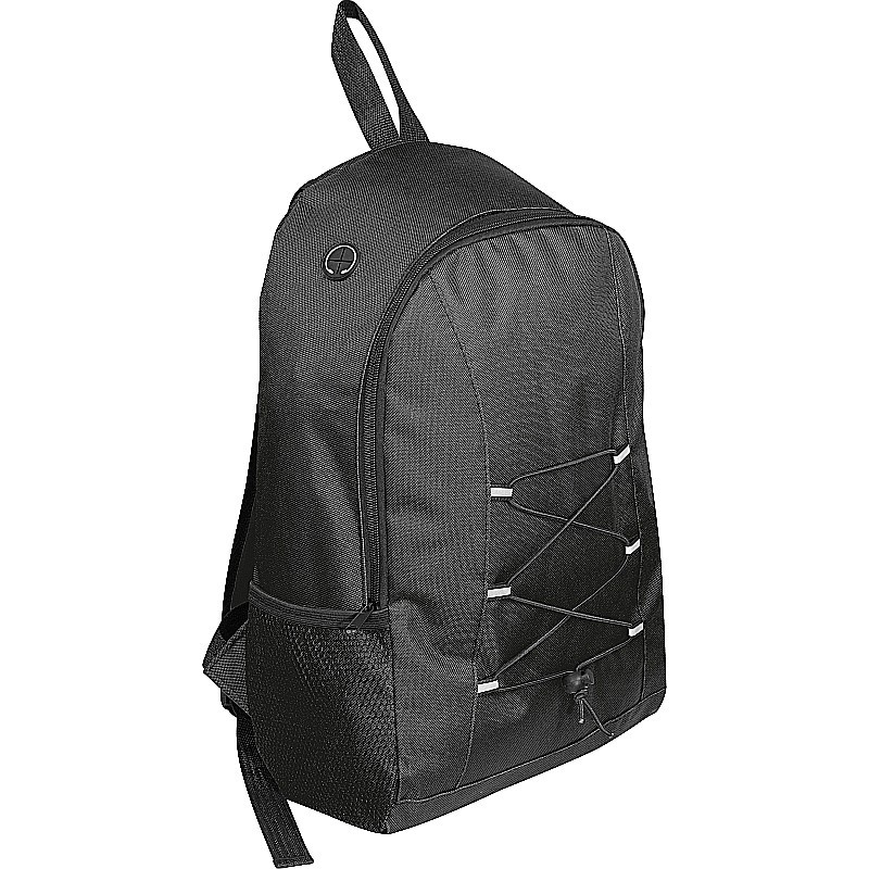 Rucksack aus recyceltem Polyester  - Schwarz