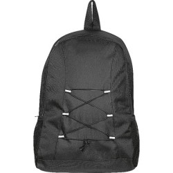 Rucksack aus recyceltem Polyester  - Schwarz