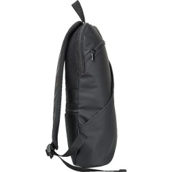 CrisMa Rucksack mit schrägem Reißverschluss  - Schwarz