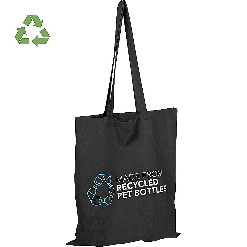 RPET Einkaufstasche - Schwarz