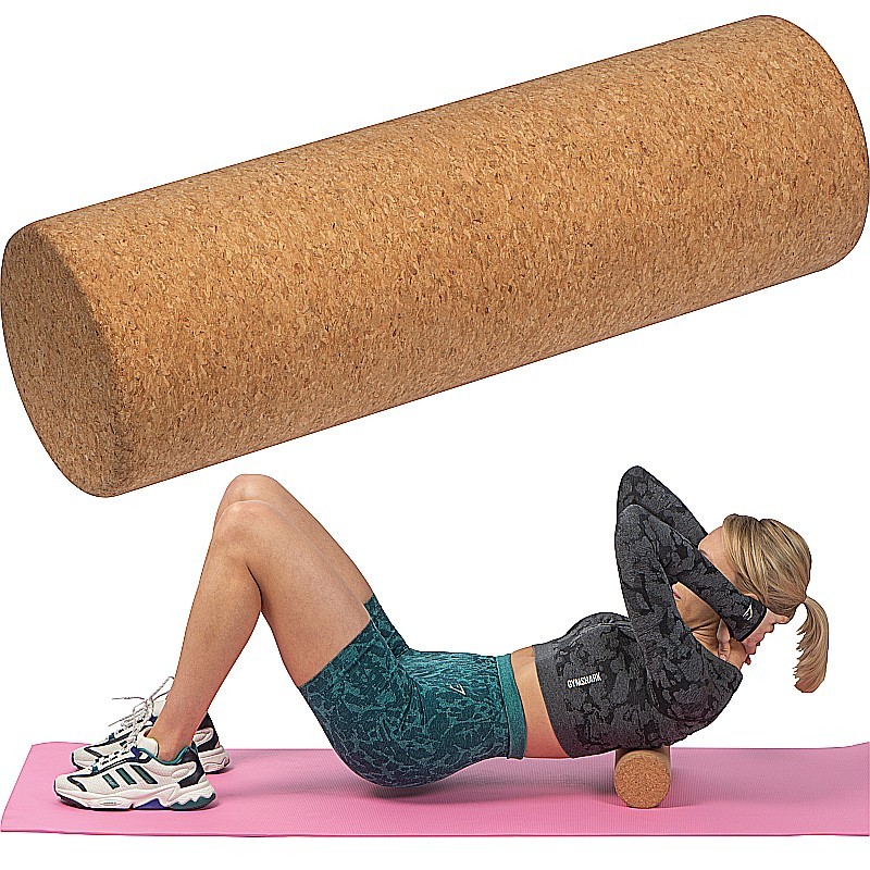 Faszienrolle aus Kork - Beige