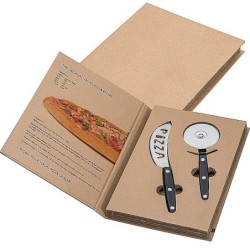 2 teiliges Pizza Set - Schwarz