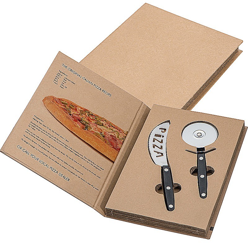 2 teiliges Pizza Set - Schwarz