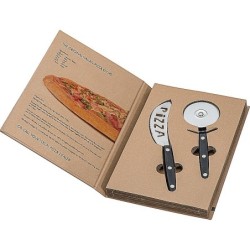 2 teiliges Pizza Set - Schwarz