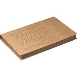 5 teiliges Messer Set - Silbergrau