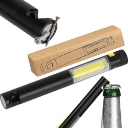 COB Taschenlampe mit Flaschenöffner - Gelb