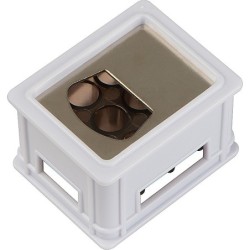 Flaschenöffner in der Form eines Bierkastens - Weiß