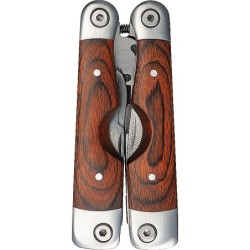 Multifunktionswerkzeug aus Edelstahl - Braun