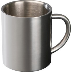 Vakuum Tasse aus Edelstahl 300ml - Silbergrau